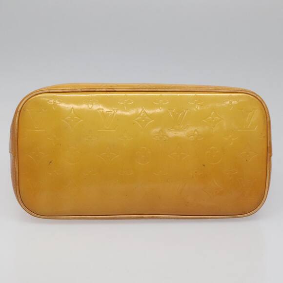 LOUIS VUITTON Monogram Vernis Houston Hand Bag Beige M91004 - Picture 9 of 13